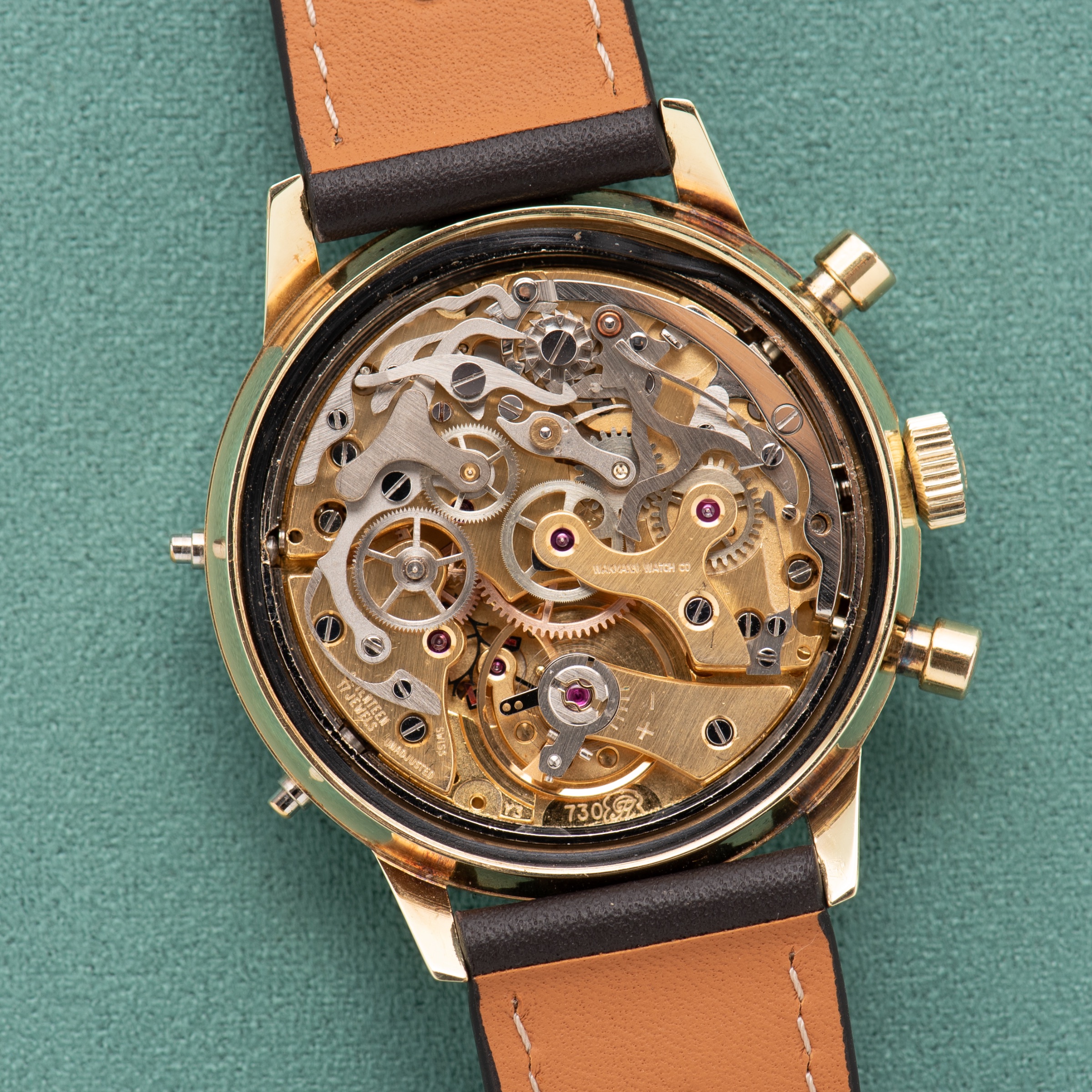 Vue de Wakmann Triple Date Chronograph — Cal. Valjoux 730 — 1970
